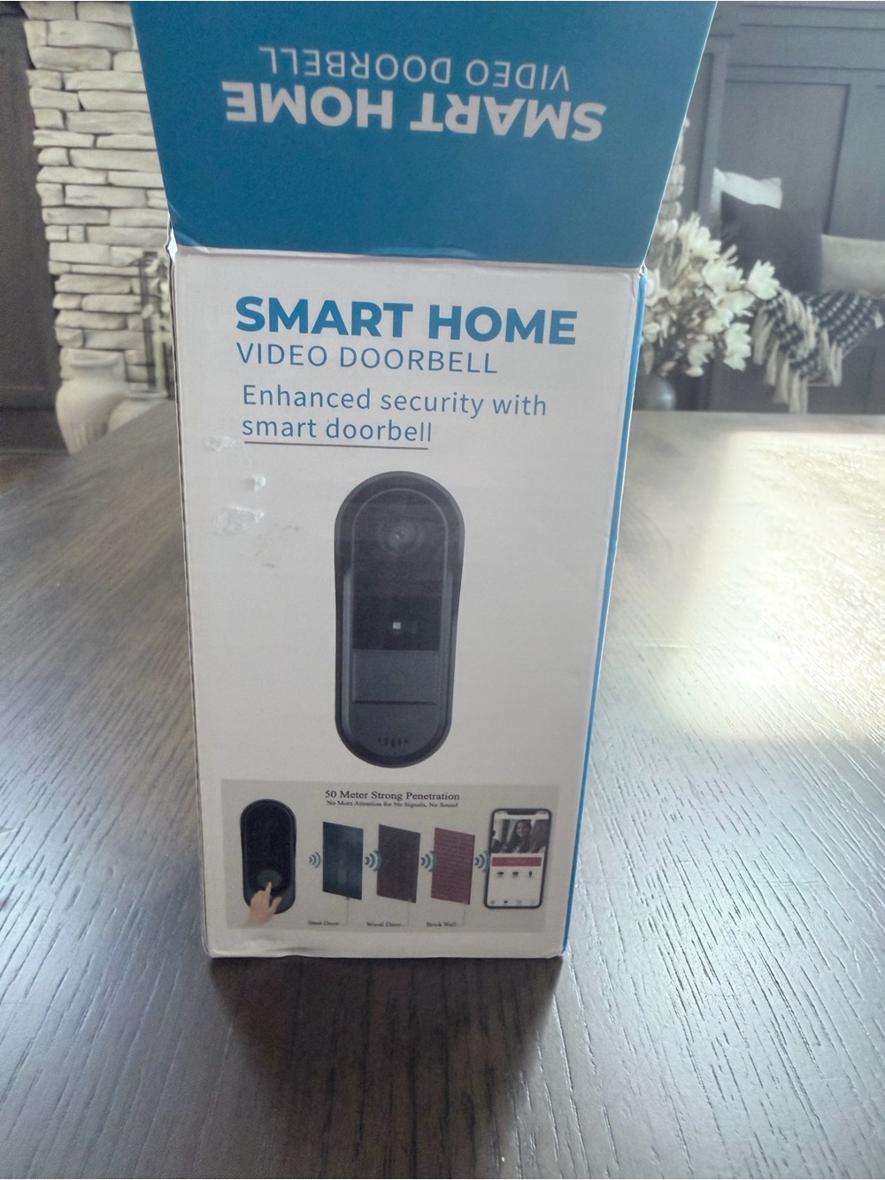 Smart Home Video Doorbell - Black - New in Box
